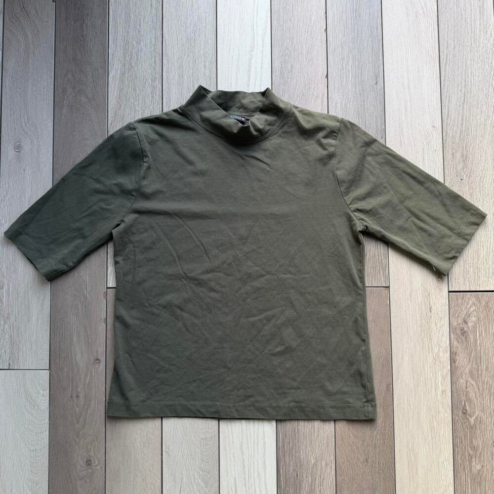 Zara olive green mock neck